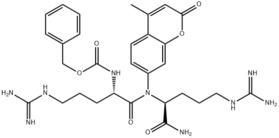 N-ALPHA-CBZ-ARG-ARG 7-AMIDO-4-METHYLCOUMARIN HYDROCHLORIDE Structural