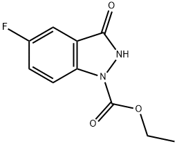 ETHYL 5-FLUORO-3-OXO-2,3-DIHYDRO-1H-INDAZOLE-1-CARBOXYLATE