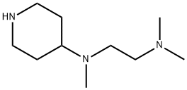 N,N,N'-TRIMETHYL-N'-PIPERIDIN-4-YL-ETHANE-1,2-DIAMINE Structural