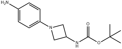 [1-(4-amino-phenyl)-azetidin-3-yl]-cabamic acid tert-butyl ester Structural