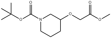 3-METHOXYCARBONYLMETHOXY-PIPERIDINE-1-CARBOXYLIC ACID TERT-BUTYL ESTER