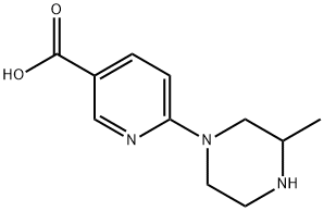 6-(3-METHYL-PIPERAZIN-1-YL)-NICOTINIC ACID Structural