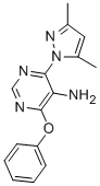 5-PYRIMIDINAMINE, 4-(3,5-DIMETHYL-1H-PYRAZOL-1-YL)-6-PHENOXY-