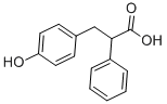 3-(4-HYDROXYPHENYL)-2-PHENYLPROPIONIC ACID Structural