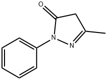 5-Methyl-2-phenyl-1,2-dihydropyrazol-3-one Structural