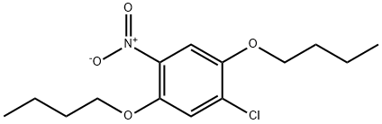 1,4-DIBUTOXY-2-CHLORO-5-NITROBENZENE Structural