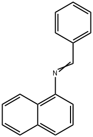 N-Benzylidene-1-napthylamine Structural