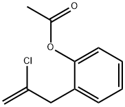 3-(2-ACETOXYPHENYL)-2-CHLORO-1-PROPENE Structural