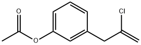 3-(3-ACETOXYPHENYL)-2-CHLORO-1-PROPENE Structural