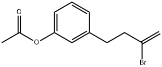 4-(3-ACETOXYPHENYL)-2-BROMO-1-BUTENE Structural