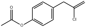 3-(4-ACETOXYPHENYL)-2-CHLORO-1-PROPENE Structural