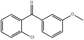 2-CHLORO-3'-METHOXYBENZOPHENONE Structural