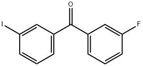 3-FLUORO-3'-IODOBENZOPHENONE Structural