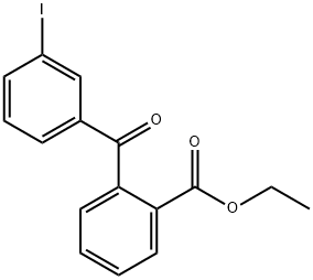 2-ETHOXYCARBONYL-3'-IODOBENZOPHENONE Structural