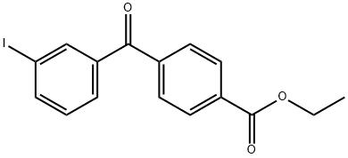 4-ETHOXYCARBONYL-3'-IODOBENZOPHENONE Structural