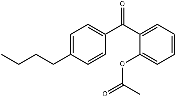 2-ACETOXY-4'-BUTYLBENZOPHENONE Structural