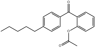 2-ACETOXY-4'-PENTYLBENZOPHENONE Structural