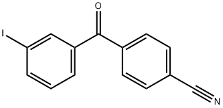 4-CYANO-3'-IODOBENZOPHENONE Structural