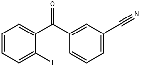 3-CYANO-2'-IODOBENZOPHENONE Structural