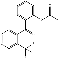 2-ACETOXY-2'-TRIFLUOROBENZOPHENONE Structural