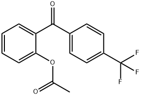 2-ACETOXY-4'-TRIFLUOROBENZOPHENONE Structural