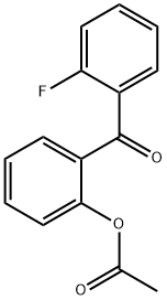 2-ACETOXY-2'-FLUOROBENZOPHENONE Structural