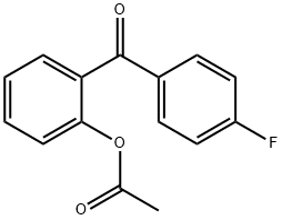 2-ACETOXY-4'-FLUOROBENZOPHENONE Structural