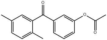 3-ACETOXY-2',5'-DIMETHYLBENZOPHENONE