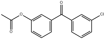 3-ACETOXY-3'-CHLOROBENZOPHENONE Structural