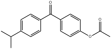 4-ACETOXY-4'-ISOPROPYLBENZOPHENONE Structural