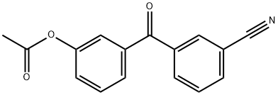 3-ACETOXY-3'-CYANOBENZOPHENONE Structural