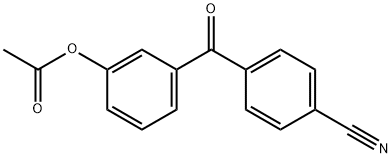 3-ACETOXY-4'-CYANOBENZOPHENONE Structural