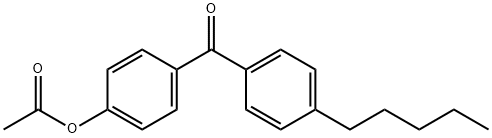 4-ACETOXY-4'-PENTYLBENZOPHENONE Structural