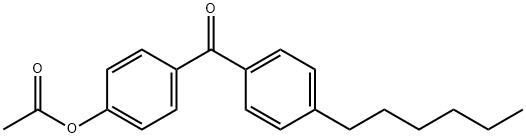 4-ACETOXY-4'-HEXYLBENZOPHENONE Structural