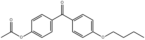 4-ACETOXY-4'-BUTOXYBENZOPHENONE Structural