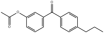 3-ACETOXY-4'-PROYLBENZOPHENONE Structural