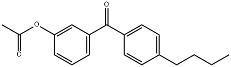 3-ACETOXY-4'-BUTYLBENZOPHENONE Structural