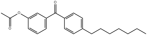 3-ACETOXY-4'-HEPTYLBENZOPHENONE