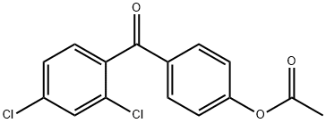 4-ACETOXY-2',4'-DICHLOROBENZOPHENONE Structural