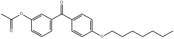 3-ACETOXY-4'-HEPTYLOXYBENZOPHENONE