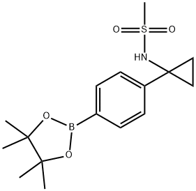 N-(1-(4-(4,4,5,5-Tetramethyl-1,3,2-dioxaborolan-2-yl)phenyl)cyclopropyl)methanesulfonamide