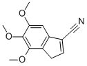 4,5,6-TRIMETHOXY-3H-INDENE-1-CARBONITRILE