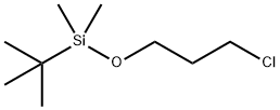 1-(t-butyldimethylsiloxy)-3-chloropropane Structural