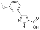 5-(3-METHOXY-PHENYL)-2H-PYRAZOLE-3-CARBOXYLIC ACID Structural