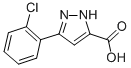 3-(2-CHLOROPHENYL)-1H-PYRAZOLE-5-CARBOXYLIC ACID Structural