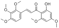 1-(2-HYDROXY-4,6-DIMETHOXYPHENYL)-3-(2,3,4-TRIMETHOXYPHENYL)-2-PROPEN-1-ONE Structural