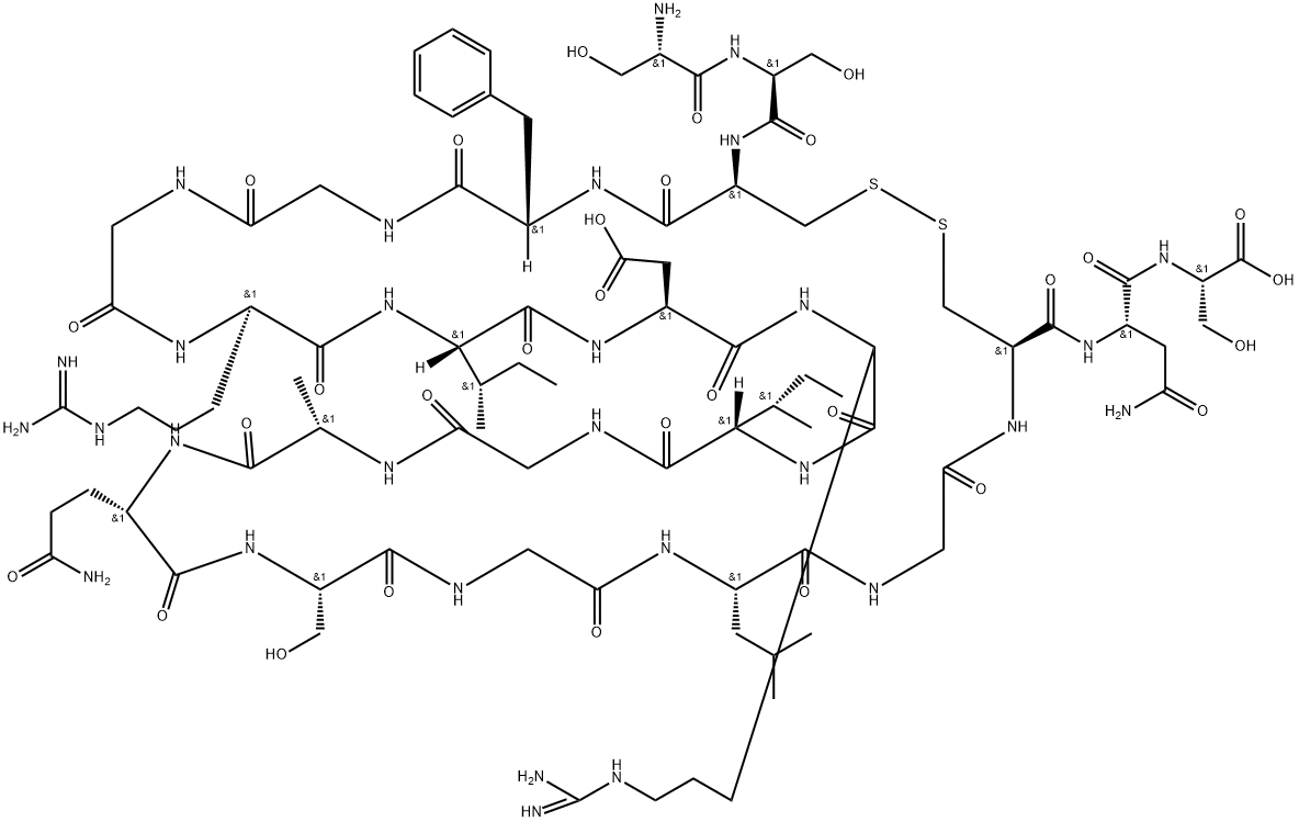 ATRIOPEPTIN I (RAT) Structural