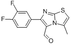 6-(3,4-DIFLUOROPHENYL)-3-METHYLIMIDAZO[2,1-B]THIAZOLE-5-CARBOXALDEHYDE Structural