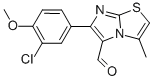 6-(3-CHLORO-4-METHOXYPHENYL)-3-METHYLIMIDAZO[2,1-B]THIAZOLE-5-CARBOXALDEHYDE