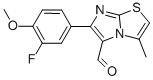 6-(3-FLUORO-4-METHOXYPHENYL)-3-METHYLIMIDAZO[2,1-B]THIAZOLE-5-CARBOXALDEHYDE